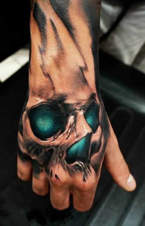 3d Realistic Hand Tattoos