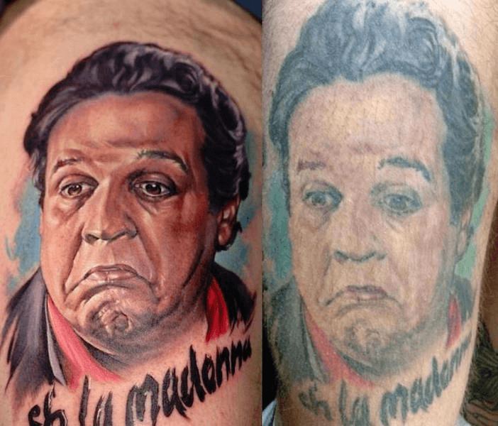 Faded Tattoos Before and After