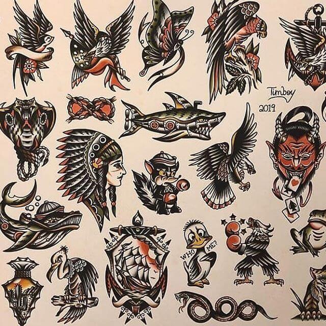 Old School Tattoo Designs
