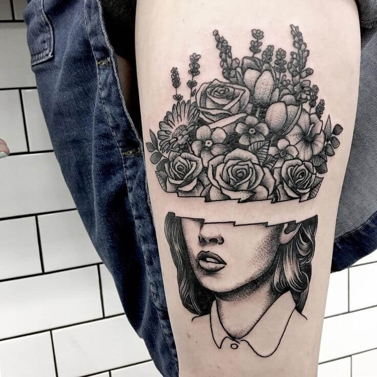 Surrealism Tattoos for Females